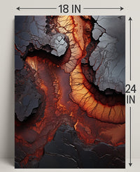 Molten Earth Poster