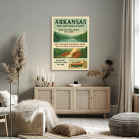 Arkansas The Natural State Poster