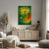 Vibrant Brazil A Land of Culture, Nature, and Passion Poster