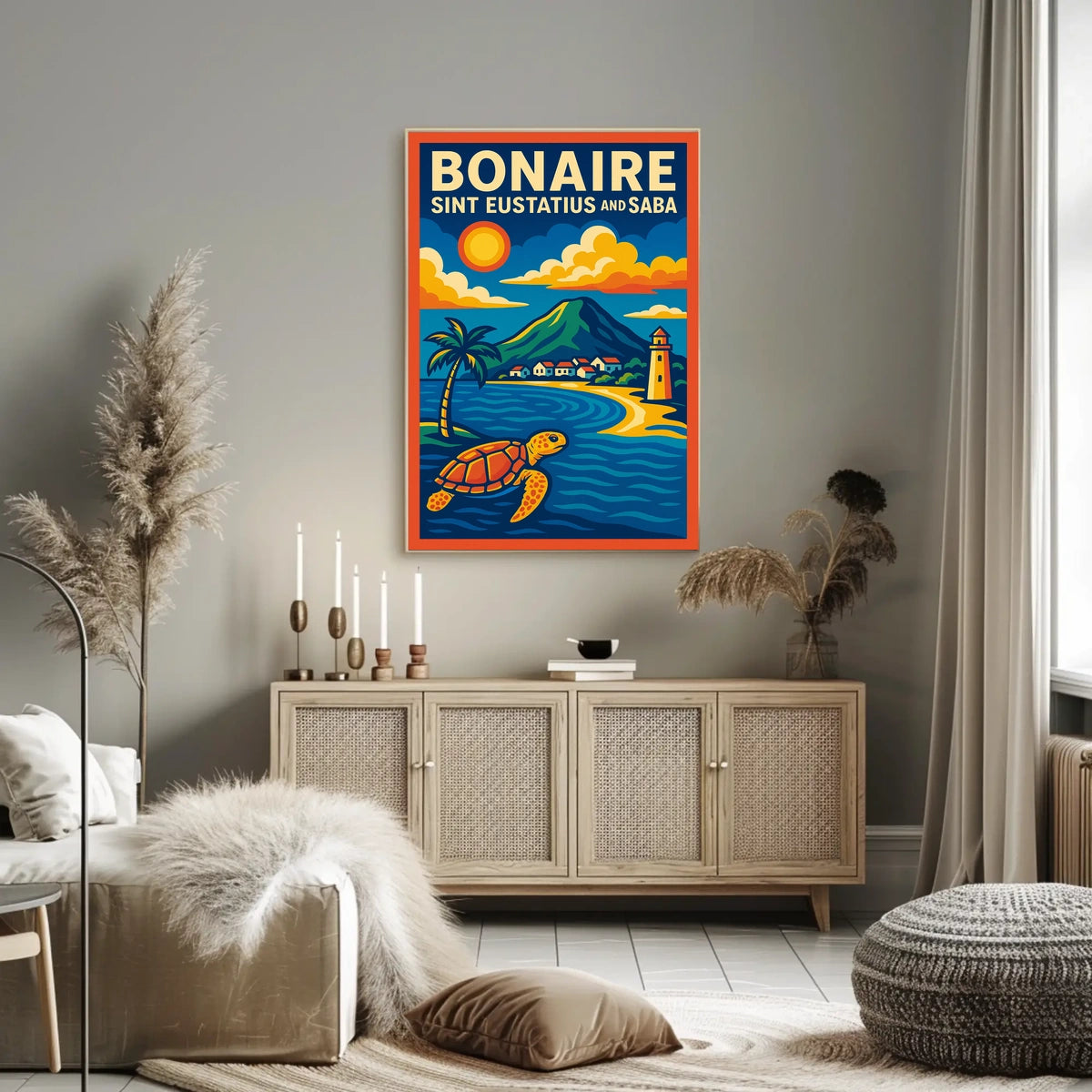 Discover Bonaire, Sint Eustatius, And Poster