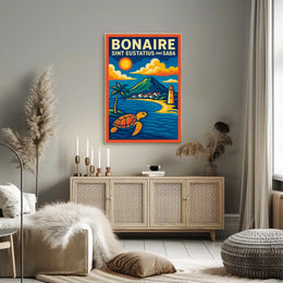 Discover Bonaire, Sint Eustatius, And Poster