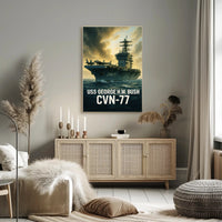 USS George H.W. Bush CVN-77 Poster PosterGoat