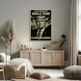 Donald Trump 45Th President Poster