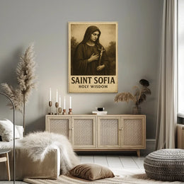 SAINT SOFIA: HOLY WISDOM Religious Art Poster