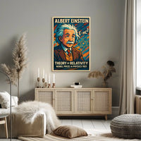 Albert Einstein Theory Of Relativity Poster