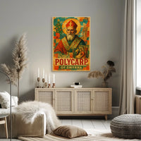 Polycarp of Smyrna Byzantine Religious Heritage Poster