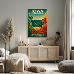 Embrace the Spirit of The Hawkeye State Poster