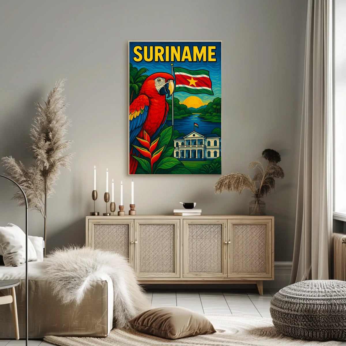 Suriname Tropical Paradise Poster
