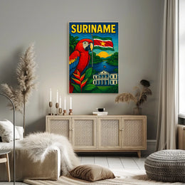 Suriname Tropical Paradise Poster