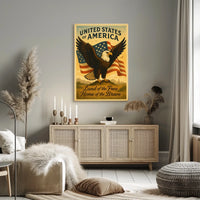 United States of America Patriotic Poster