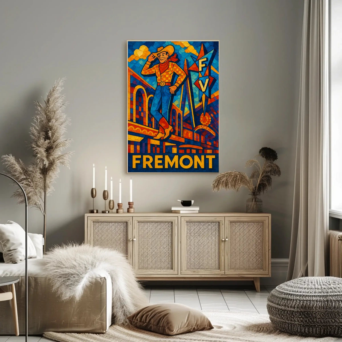 Fremont Cowboy Poster