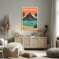Bora Bora Tropical Paradise Poster