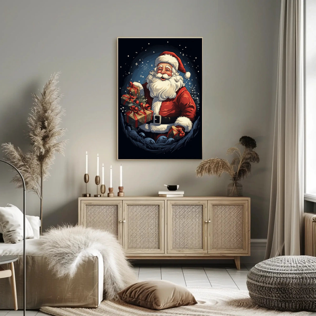Santa Claus Holiday Cheer Poster