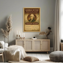 George Wythe Architect Of Justice Poster