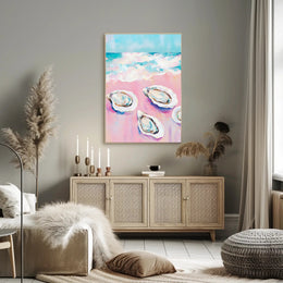 Oceanic Bliss Pastel Coastal Poster Wall Art