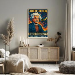 Albert Einstein Theory Of Relativity Poster