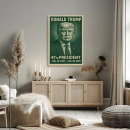 Donald Trump 47th President Poster