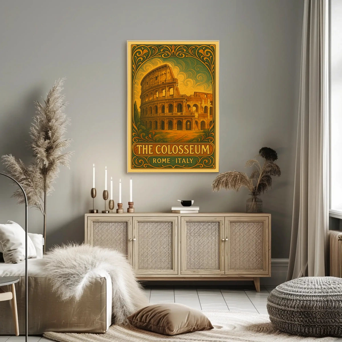The Colosseum Rome, Italy Poster