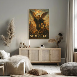 St. Michael Divine Protection Art Poster