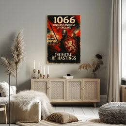 Battle-hardened Steed: Iconic Historical Warfare Art Poster