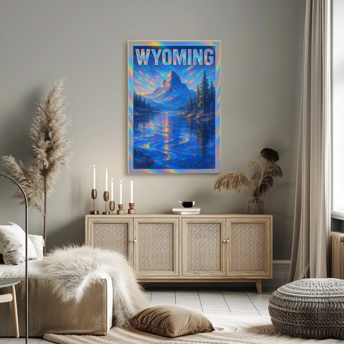 Wyoming Mountain Majesty Poster