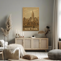 New York City Skyline Poster