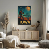Iowa In Space Poster