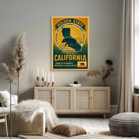 California The Golden State Poster