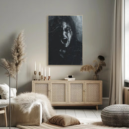 Scream in the Shadows Art Print Poster Decor PosterGoat