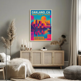 Oakland, Ca Bright Side Of The Bay Poster