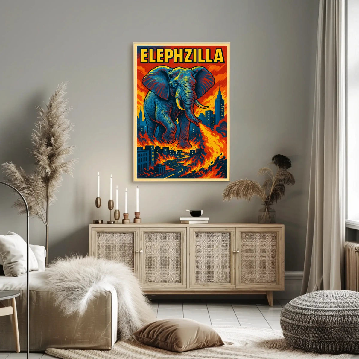 Elephzilla Rampage Poster