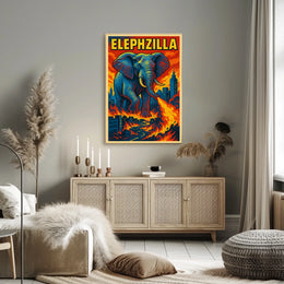 Elephzilla Rampage Poster