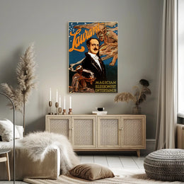 Vintage Magician Laurant Drama Poster - Historical or Cultural Poster