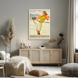 Garmisch-Partenkirchen Winter Sports Poster