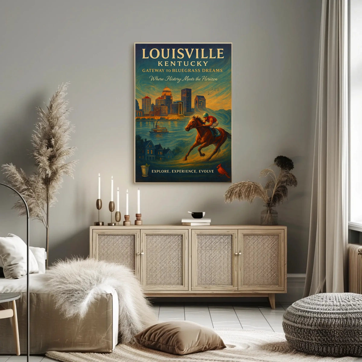 Louisville Gateway to Bluegrass Dreams Poster
