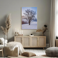 Winter Serenity: Minimalist Artistic Poster