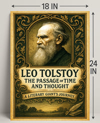Leo Tolstoy The Passage of Time and Thought Poster PosterGoat