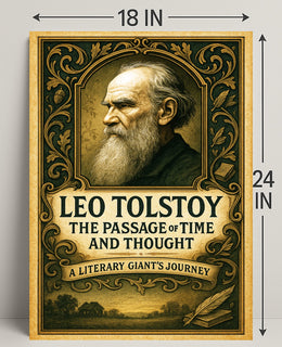 Leo Tolstoy The Passage of Time and Thought Poster PosterGoat