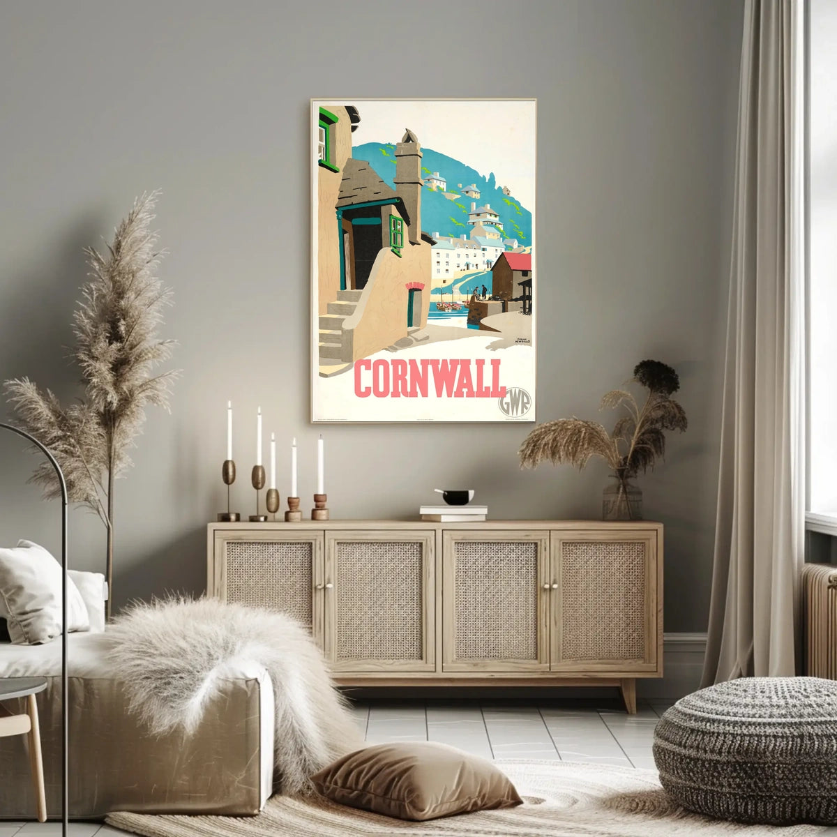 Cornwall Travel Poster