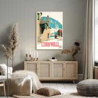 Cornwall Travel Poster