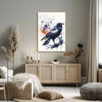 The Majestic Raven Poster