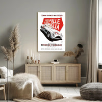 Mille Miglia 1955 Racing Poster