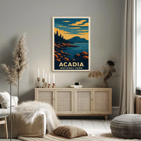Acadia National Park Scenic Wanderlust Poster