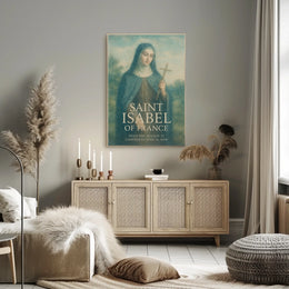 Saint Isabel of France Poster