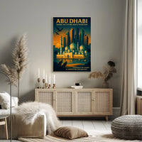 Abu Dhabi Harmony Future Meets Tradition Poster