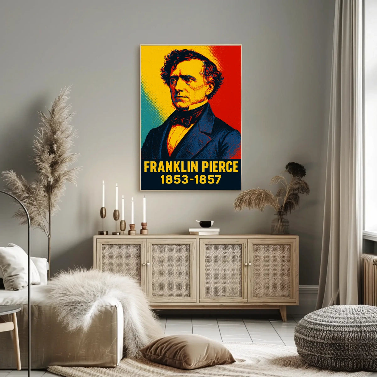 Franklin Pierce 14Th President Poster