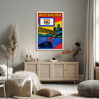 West Virginia Tribute Poster PosterGoat