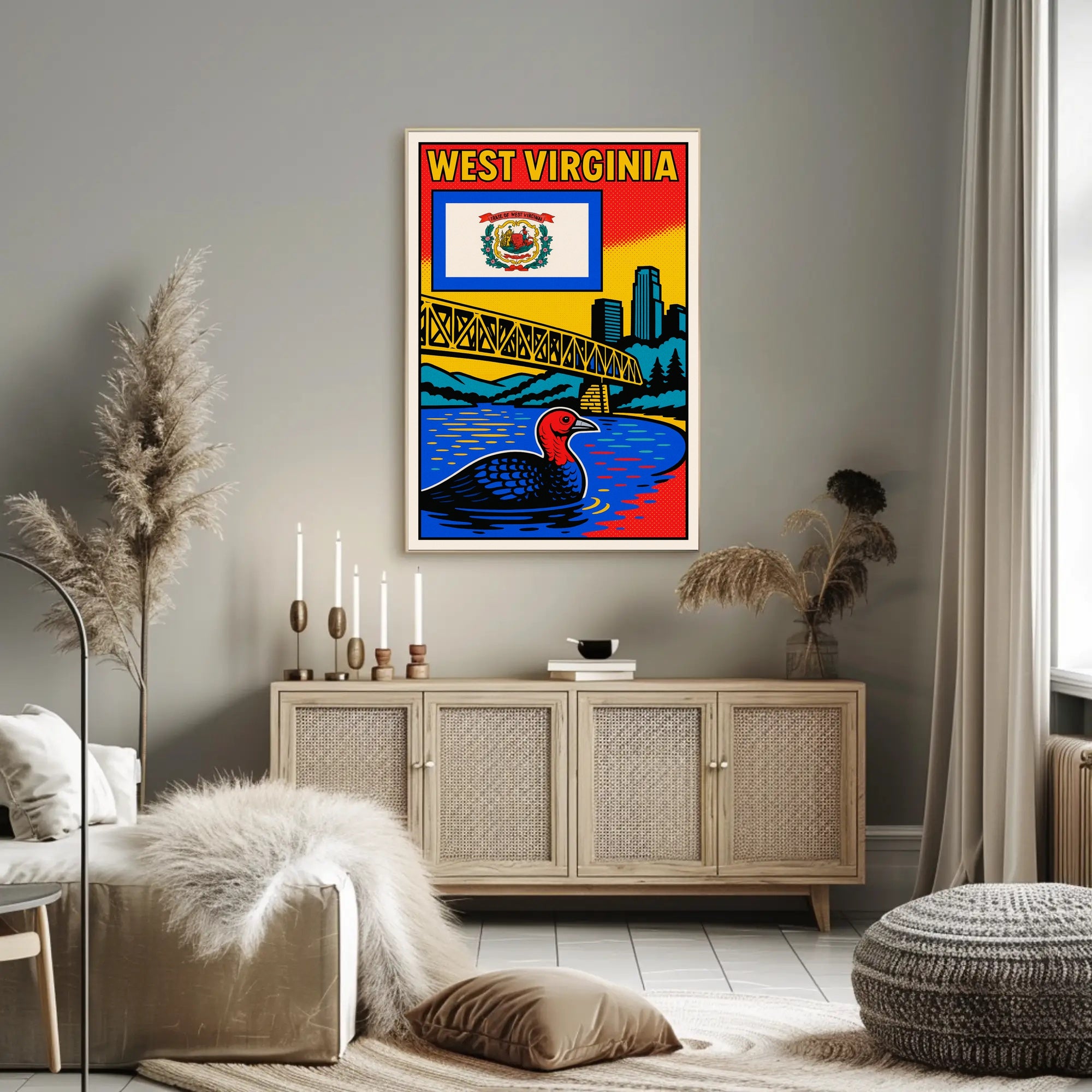 West Virginia Tribute Poster PosterGoat