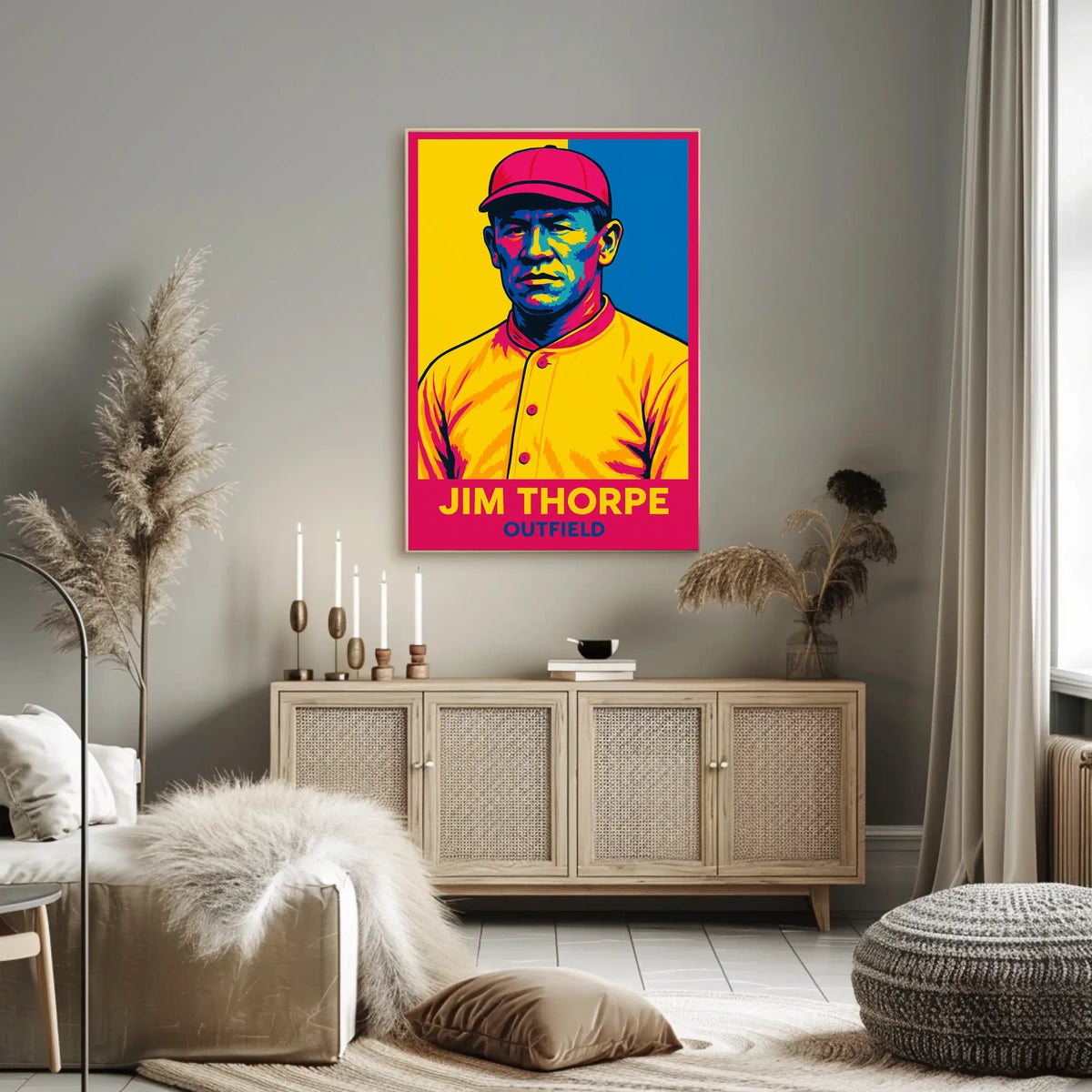 Jim Thorpe Outfield Poster