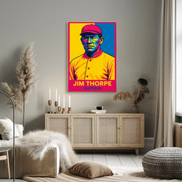 Jim Thorpe Outfield Poster